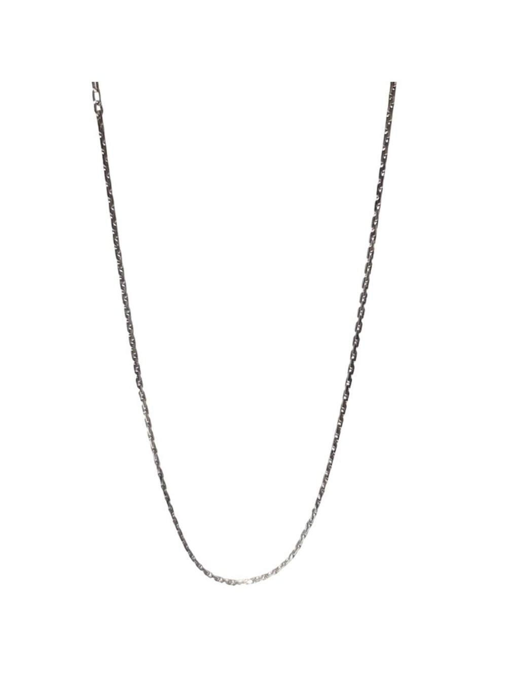 Vintage Sarah Coventry Chain Necklace Silver Tone Dainty Minimalist Mid Century